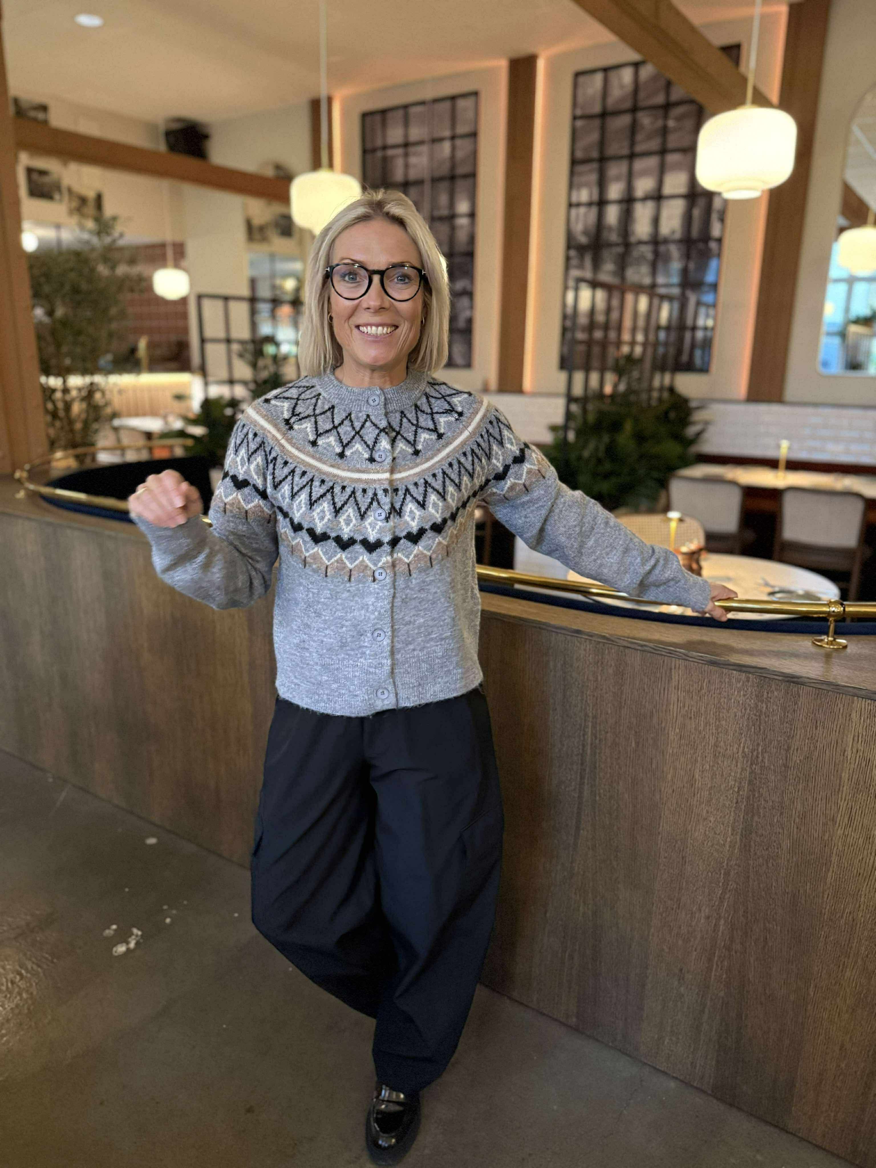 VMTAMMY Knit Cardigan - Medium Grey Melange